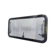 MAYGOOD Factory Supply MG20RW ECE Certificated Flat Radius Corner RV Caravan Trailer Acrylic Glass Window thumbnail-2