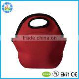 Blue Neoprene Lunch Tote Bag With Adjustable Strap thumbnail-5