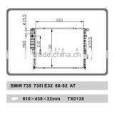 AUTO RADIATOR FOR BMW735 735i E32 86-92 AT