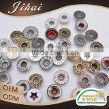 Fashion Accessory Custome Logo Wholesale Shank Engraved Metal Jeans Button thumbnail-2