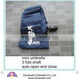 Promotional 3 Fold Umbrella Automatic Open & Close