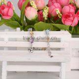 2015 China Supplier Fashion Jewelry New Product Wholesale White Plated Natural Color Stone Bracelets for Women thumbnail-5