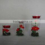 Tube Light Holder With Garden Flowers,kerosene Lamps thumbnail-2