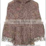 ALPACA WOOL PLAIN COLOR PONCHO