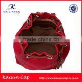 Small Quantity Acceptable High Quality Wholesale Custom Leather Strap Backpack Production thumbnail-3