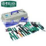 LAOA 23pcs Home Use Hand Tool Box Set,telecommunications Tool Set,Cellphone Repair,Electric Soldering Iron,multimeter Set thumbnail-6