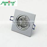 Matt White Aluminium Die-casting Recessed GU10 MR16 Lighting Fixture
