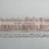 Chinese Rose Quartz Slice Centre Drill thumbnail-1