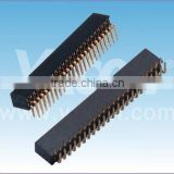 1.27mm Female Header Connector Dual Row Right Angle