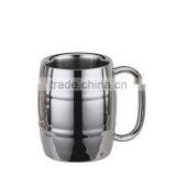 New Design Popular Tankard Mug Stainless Steel Beer Mug With Handle thumbnail-1