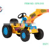 excavator car toy for kids to drive pedal ride on cars 315