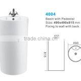 Yibeini Bathroom Sink Ceramic Pedestal Basin thumbnail-6