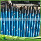 Low Price Wood Eucalyptus Pvc Coated Indian Broom Stick With Italian Thread