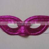 Cheap Pvc Eye Mask With Neon Glitter for Party Decoration