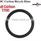 Glossy/matt Carbon Road Bike Rim 60mm 700c Full Carbon Road Bicycle Clincher Rims Toray T700 Carbon Rims for Road Bicycle thumbnail-2