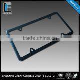 Custom Stainless Steel America Size Matte Black Car Blank License Plate Frame,car License Frame thumbnail-1