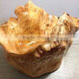 Restaurant Cafe Needs! Root Carving Wood Wooden Bowl Well Sell in US thumbnail-2