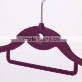 Velvet Flocked Clothes Hangers With Logo thumbnail-6