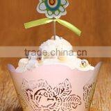 best quality baking cup wrapper decoration for wedding