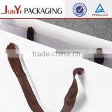 250gsm Art Paper Matt Lamination Luxury Shopping Paper Bag White thumbnail-2