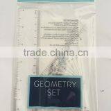 Promotional 4PC Geometry Ruler Set thumbnail-1