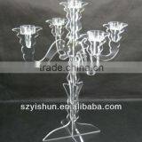 Customized acrylic holder acrylic bead candle holder