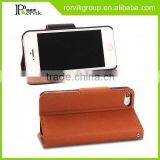 High Quality Flip Phone Protective Case Cross Pattern Cover Wallet Case for Iphone 5 5S SE With Card Slot thumbnail-4