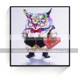 Wild Animal Owl Oil Painting on Canvas/canvas Printed Painting thumbnail-1