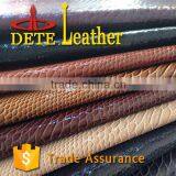 Moisturecure pu Leather Synthetic Leather Python for Bags thumbnail-5