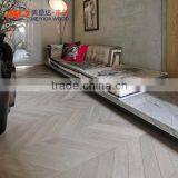 Engineered Prime Chevron Parquet Grey White Washed Oak 500mm x 500mm x 18-4 Lacquered Wood Flooring thumbnail-1