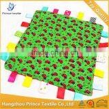 Lovely Ladybug Print Mini Rag Blanket Baby Tag Blanket thumbnail-1