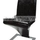 Classic Modern Dining Chair Hotel Chair Z Shape Dining Chair Metal Dining Chair thumbnail-1