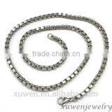 3.5mm Diamond Cut Pearl Style Stainless Steel Rolo Chain