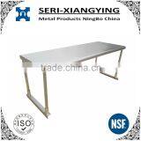 NSF Approval Stainless Steel Kitchen Work Table Single Tier Overshelf/table Mounted Shelf thumbnail-1