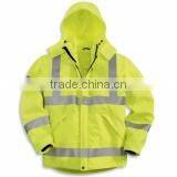 Electric Green And Gray Strip Color Work Wear Jacket thumbnail-1