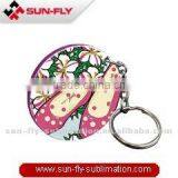 Sublimation Polymer Promotion Round Keychain
