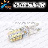 G9 Led Light Epistar 3014 220V Led Spotlight 3W Corn Bulb Lamp Candle Crystal Chandelier Lighting Warm White g9 Led Bulb