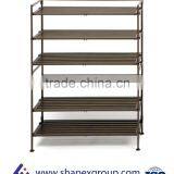 Black Steel Shelving Unit thumbnail-1