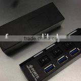 4 Ports USB 3.0 HUB / 4 Ports Hub Speed 5Gbps for PC Laptop / USB Hub On/off Switc thumbnail-4