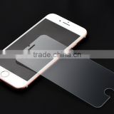 wholesale 0.3mm 2.5 D 9 H high clear transparent mobile phone matte material tempered glass for iphone 7