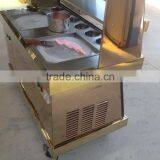 Frozen Yogurt Fruit Ice Cream Rolls Making Machine With Real Fruit thumbnail-5