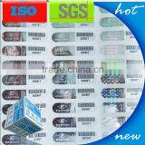 Security Hologram Water Proof Barcode Label thumbnail-1