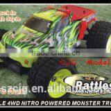 High Quality Hispeed Rattlesnake 1/8th Scale GP Monster Truck thumbnail-1