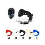 Mixed color UV Acrylic Skull Ear tapers body piercing jewelry