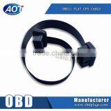 OBD2 24V to 12V Convertor OBD Flat Cable With Angled Connectors thumbnail-1