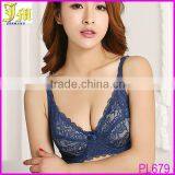 Hot Women Ladies Sexy Underwired 3/4 Coverage Transparent Non Padded Lace Sheer Thin Bra