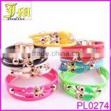 2014 Charm Brown Leather Bangle Bronze Heart Multi-Layer Wristband Wrap Belt Bracelet thumbnail-1