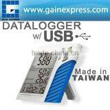 USB Digital Wall Mount 0~9999ppm Carbon Dioxide CO2 Data Loggers Made in Taiwan thumbnail-1