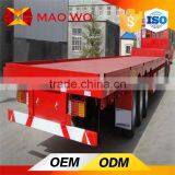 Factory Direct Hot Sale 20ft 40ft 3 Axle Flatbed Semi Trailer thumbnail-3