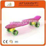 Transparent Plastic Deck 22 Inch Skateboard Press Sale thumbnail-1